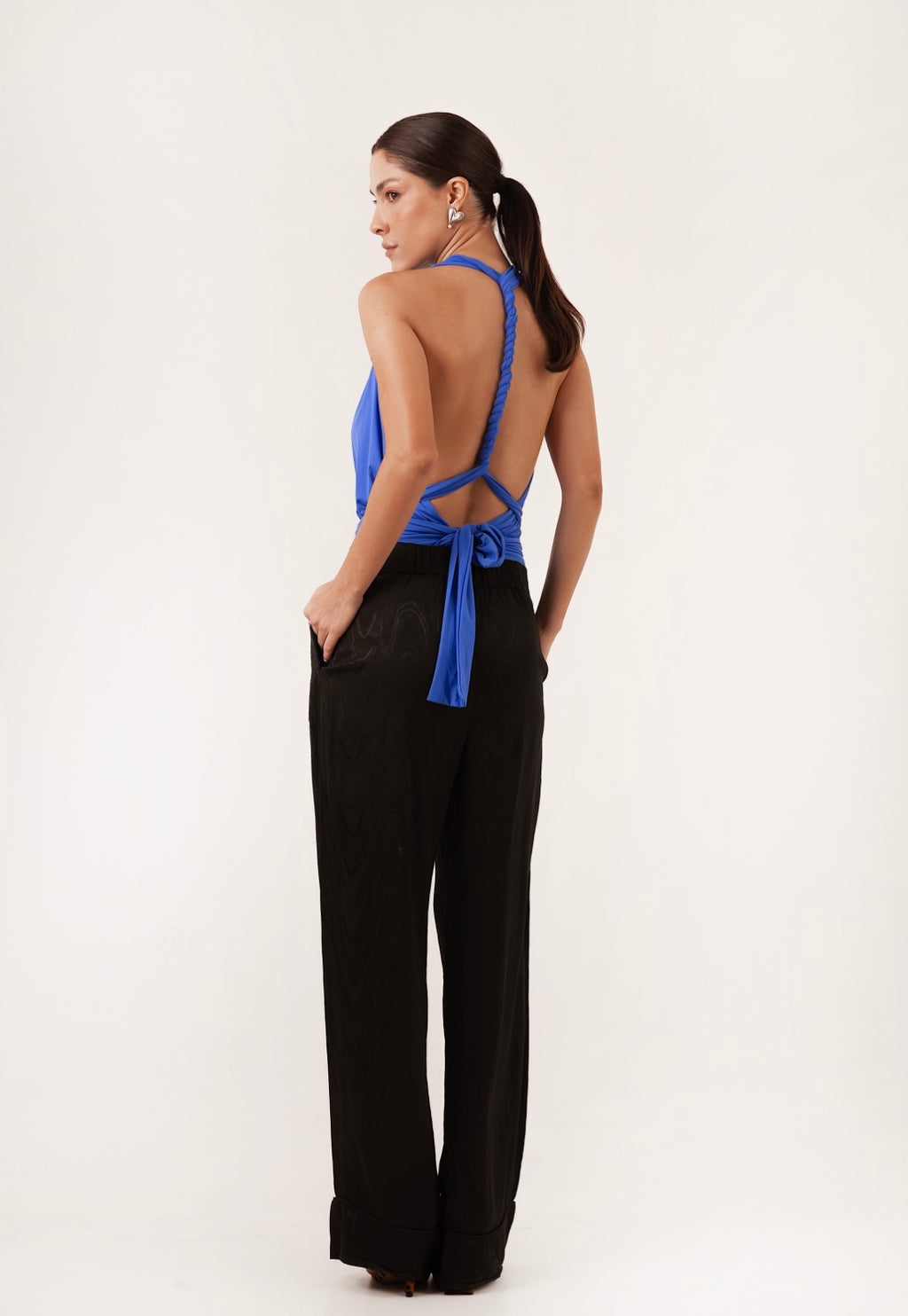 Olivia Bodysuit Blue Bodysuit